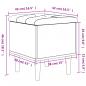 Preview: Sitzbank mit Stauraum Sonoma-Eiche 42x42x46 cm Holzwerkstoff