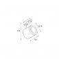Preview: SLV ENOLA_C Spot für Hochvolt-Stromschiene 3Phasen, LED, 3000K, rund, schwarz, 55°, inkl. 3Phasen-Adapter (152430)