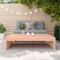 Preview: Gartenhocker 120x80 cm Massivholz Douglasie