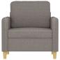 Preview: Sessel Taupe 60 cm Stoff