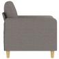 Preview: Sessel Taupe 60 cm Stoff