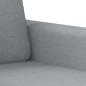 Preview: 3-Sitzer-Sofa Hellgrau 180 cm Stoff