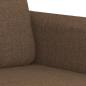 Preview: 2-Sitzer-Sofa Braun 120 cm Stoff