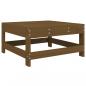 Preview: 4-tlg. Garten-Lounge-Set Honigbraun Massivholz Kiefer