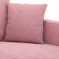 Preview: 2-Sitzer-Sofa Rosa 140 cm Samt