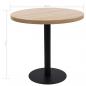 Preview: Bistrotisch Hellbraun 80 cm MDF