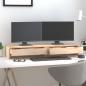 Preview: Monitorständer 100x27x15 cm Massivholz Kiefer