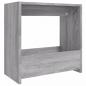 Preview: Beistelltisch Grau Sonoma 50x26x50 cm Holzwerkstoff