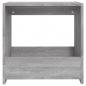 Preview: Beistelltisch Grau Sonoma 50x26x50 cm Holzwerkstoff