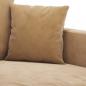 Preview: 3-Sitzer-Sofa Braun 180 cm Samt