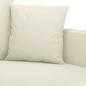 Preview: 2-Sitzer-Sofa Creme 140 cm Samt