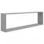 Preview: Wandregale 2 Stk. Grau Sonoma 100x15x30 cm Holzwerkstoff