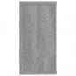 Preview: Wandregale 2 Stk. Grau Sonoma 100x15x30 cm Holzwerkstoff