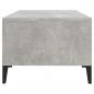 Preview: Couchtisch Betongrau 90x50x36,5 cm Holzwerkstoff