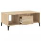 Preview: Couchtisch Sonoma-Eiche 90x50x36,5 cm Holzwerkstoff