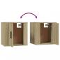 Preview: TV-Wandschrank Sonoma-Eiche 40x34,5x40 cm