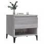 Preview: Beistelltische 2 Stk. Grau Sonoma 50x46x50 cm Holzwerkstoff