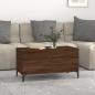 Preview: Couchtisch Braun Eichen-Optik 90x44,5x45 cm Holzwerkstoff