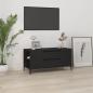 Preview: ARDEBO.de - TV-Schrank Schwarz 102x44,5x50 cm Holzwerkstoff