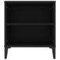 Preview: TV-Schrank Schwarz 102x44,5x50 cm Holzwerkstoff