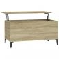 Preview: Couchtisch Sonoma-Eiche 90x44,5x45 cm Holzwerkstoff