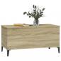 Preview: Couchtisch Sonoma-Eiche 90x44,5x45 cm Holzwerkstoff