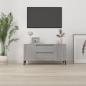 Preview: TV-Schrank Grau Sonoma 102x44,5x50 cm Holzwerkstoff