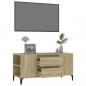 Preview: TV-Schrank Sonoma-Eiche 102x44,5x50 cm Holzwerkstoff