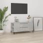 Preview: ARDEBO.de - TV-Schrank Betongrau 102x44,5x50 cm Holzwerkstoff