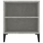 Preview: TV-Schrank Betongrau 102x44,5x50 cm Holzwerkstoff