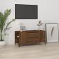 Preview: ARDEBO.de - TV-Schrank Braun Eichen-Optik 102x44,5x50 cm Holzwerkstoff