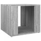 Preview: Nachttisch Grau Sonoma 41x40x36 cm Holzwerkstoff