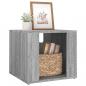 Preview: Nachttisch Grau Sonoma 41x40x36 cm Holzwerkstoff