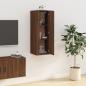 Preview: TV-Wandschrank Braun Eichen-Optik 40x34,5x100 cm