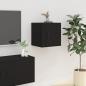 Preview: ARDEBO.de - TV-Wandschrank Schwarz 40x34,5x40 cm