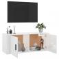 Preview: TV-Wandschrank Hochglanz-Weiß 100x34,5x40 cm