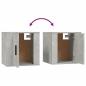 Preview: TV-Wandschrank Betongrau 40x34,5x40 cm