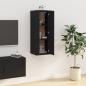 Preview: TV-Wandschrank Schwarz 40x34,5x100 cm