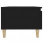 Preview: Beistelltisch Schwarz 50x46x35 cm Holzwerkstoff