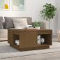 Preview: ARDEBO.de - Couchtisch Honigbraun 60x61x32,5 cm Massivholz Kiefer