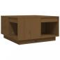 Preview: Couchtisch Honigbraun 60x61x32,5 cm Massivholz Kiefer