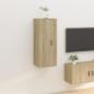 Preview: ARDEBO.de - TV-Wandschrank Sonoma-Eiche 40x34,5x100 cm