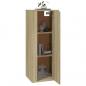 Preview: TV-Wandschrank Sonoma-Eiche 40x34,5x100 cm