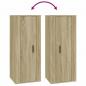 Preview: TV-Wandschrank Sonoma-Eiche 40x34,5x100 cm