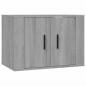 Preview: TV-Wandschrank Grau Sonoma 57x34,5x40 cm