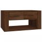 Preview: Couchtisch Braun Eichen-Optik 80x50x40 cm Holzwerkstoff