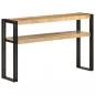 Preview: ARDEBO.de - Konsolentisch 120x30x75 cm Raues Mangoholz