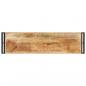 Preview: Konsolentisch 120x30x75 cm Raues Mangoholz