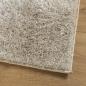 Preview: Teppich ISTAN Hochflor Glänzend Beige 160x230 cm