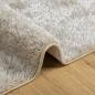 Preview: Teppich ISTAN Hochflor Glänzend Beige 160x230 cm